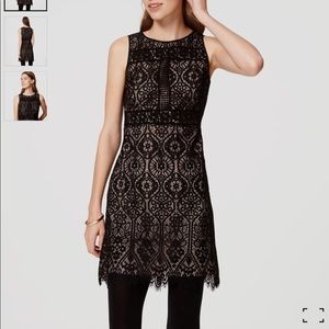 LOFT Stained Glass Dress - 4 PETITE